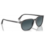 Persol - PO3019S - Transparent Grey / Gradient Blue - Sunglasses - Persol Eyewear