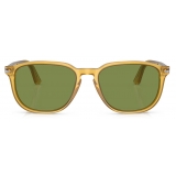 Persol - PO3019S - Honey / Green - Sunglasses - Persol Eyewear