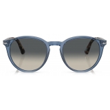 Persol - PO3152S - Blu Navy Trasparente / Grigio Sfumato - Occhiali da Sole - Persol Eyewear