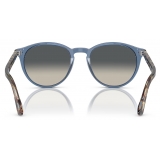 Persol - PO3152S - Blu Navy Trasparente / Grigio Sfumato - Occhiali da Sole - Persol Eyewear