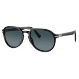 Persol - PO3235S - Nero / Polarizzata Blu Sfumato - Occhiali da Sole - Persol Eyewear