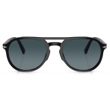 Persol - PO3235S - Nero / Polarizzata Blu Sfumato - Occhiali da Sole - Persol Eyewear