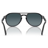 Persol - PO3235S - Black / Blue Gradient Polarized - Sunglasses - Persol Eyewear