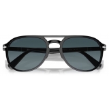 Persol - PO3235S - Black / Blue Gradient Polarized - Sunglasses - Persol Eyewear