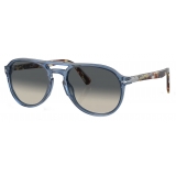 Persol - PO3235S - Transparent Navy / Gradient Grey - Sunglasses - Persol Eyewear