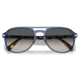 Persol - PO3235S - Transparent Navy / Gradient Grey - Sunglasses - Persol Eyewear