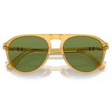 Persol - PO3302S - Honey / Green - Sunglasses - Persol Eyewear