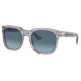 Persol - PO3323S - Grigio Trasparente / Azzurro Sfumato Blu - Occhiali da Sole - Persol Eyewear