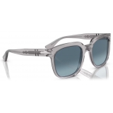 Persol - PO3323S - Grigio Trasparente / Azzurro Sfumato Blu - Occhiali da Sole - Persol Eyewear