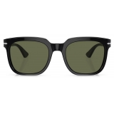 Persol - PO3323S - Black / Green Polar - Sunglasses - Persol Eyewear