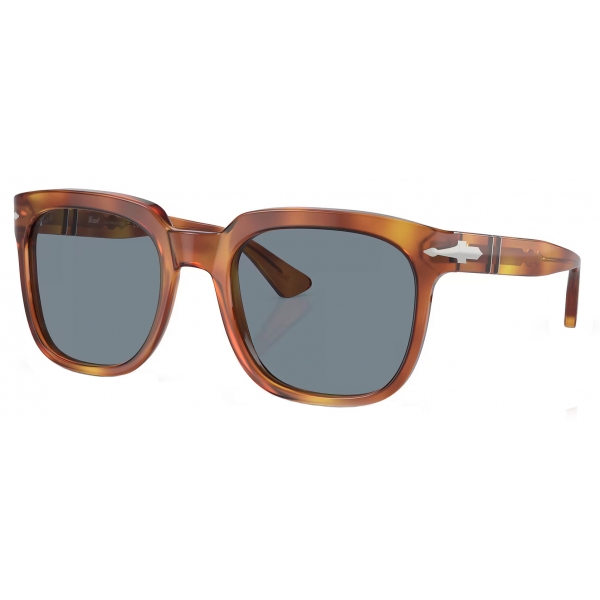 Persol - PO3323S - Terra di Siena / Light Blue - Sunglasses - Persol Eyewear