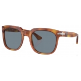 Persol - PO3323S - Terra di Siena / Light Blue - Sunglasses - Persol Eyewear