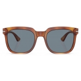 Persol - PO3323S - Terra di Siena / Light Blue - Sunglasses - Persol Eyewear