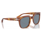 Persol - PO3323S - Terra di Siena / Light Blue - Sunglasses - Persol Eyewear