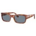 Persol - PO3326S - Terra di Siena / Light Blue - Sunglasses - Persol Eyewear