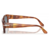 Persol - PO3326S - Terra di Siena / Light Blue - Sunglasses - Persol Eyewear