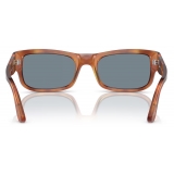 Persol - PO3326S - Terra di Siena / Light Blue - Sunglasses - Persol Eyewear