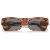 Persol - PO3326S - Terra di Siena / Light Blue - Sunglasses - Persol Eyewear