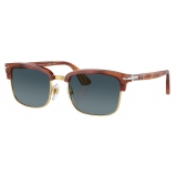 Persol - PO3327S - Terra di Siena / Blu - Occhiali da Sole - Persol Eyewear