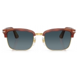 Persol - PO3327S - Terra di Siena / Blu - Occhiali da Sole - Persol Eyewear