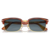 Persol - PO3327S - Terra di Siena / Blu - Occhiali da Sole - Persol Eyewear