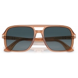 Persol - PO3328S - Marrone Trasparente / Blu Sfumato - Occhiali da Sole - Persol Eyewear