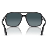 Persol - PO3328S - Nero / Celeste Sfumato Blu Scuro - Occhiali da Sole - Persol Eyewear