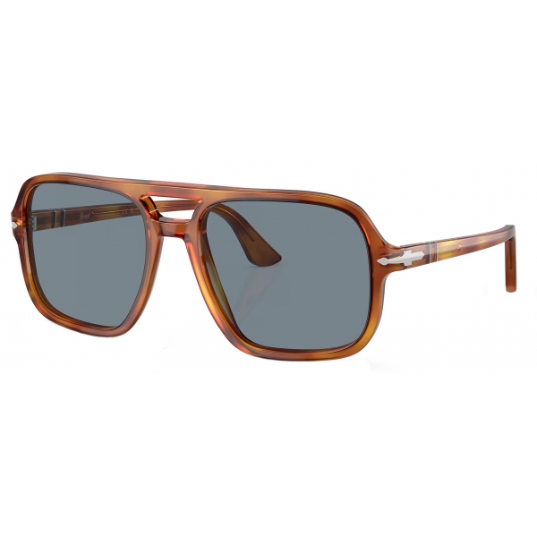 Persol - PO3328S - Terra di Siena / Azzurro - Occhiali da Sole - Persol Eyewear