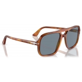 Persol - PO3328S - Terra di Siena / Light Blue - Sunglasses - Persol Eyewear