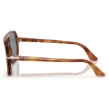 Persol - PO3328S - Terra di Siena / Light Blue - Sunglasses - Persol Eyewear