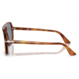 Persol - PO3328S - Terra di Siena / Light Blue - Sunglasses - Persol Eyewear