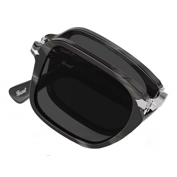 Persol - PO3330S - Black Horn / Polar Black - Sunglasses - Persol Eyewear