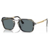 Persol - PO3330S - Green Horn / Blue - Sunglasses - Persol Eyewear