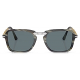 Persol - PO3330S - Green Horn / Blue - Sunglasses - Persol Eyewear