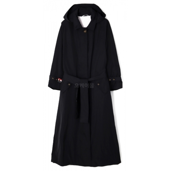 Thom Browne - Cappotto Nero in Twill di Poliestere - Thom Browne Exclusive Luxury Collection