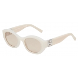 Givenchy - Occhiali da Sole 4G in Acetato - Crema - Occhiali da Sole - Givenchy Eyewear