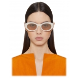 Givenchy - 4G Sunglasses in Acetate - Cream - Sunglasses - Givenchy Eyewear