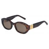 Givenchy - 4G Sunglasses in Acetate - Havana - Sunglasses - Givenchy Eyewear