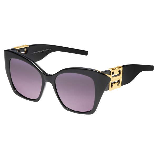 Givenchy - Occhiali da Sole 4G Liquid in Iniettato - Nero Oro - Occhiali da Sole - Givenchy Eyewear