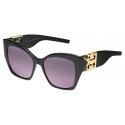 Givenchy - Occhiali da Sole 4G Liquid in Iniettato - Nero Oro - Occhiali da Sole - Givenchy Eyewear