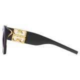 Givenchy - Occhiali da Sole 4G Liquid in Iniettato - Nero Oro - Occhiali da Sole - Givenchy Eyewear