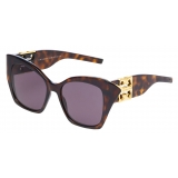 Givenchy - 4G Liquid Injected Sunglasses - Havana - Sunglasses - Givenchy Eyewear