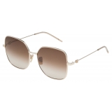 Givenchy - GV Speed Sunglasses in Metal - Brown Gold - Sunglasses - Givenchy Eyewear