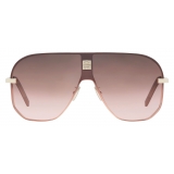 Givenchy - Occhiali da Sole Unisex 4Gem in Metallo - Marrone Oro - Occhiali da Sole - Givenchy Eyewear