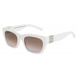 Givenchy - Occhiali da Sole Unisex 4G in Acetato - Grigio Pietra - Occhiali da Sole - Givenchy Eyewear