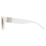 Givenchy - 4Gem Unisex Sunglasses in Metal - White - Sunglasses - Givenchy Eyewear