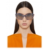 Givenchy - Occhiali da Sole Unisex Giv Cut in Metallo - Blu - Occhiali da Sole - Givenchy Eyewear