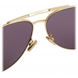 Givenchy - GV Speed Unisex Sunglasses in Metal - Gold - Sunglasses - Givenchy Eyewear