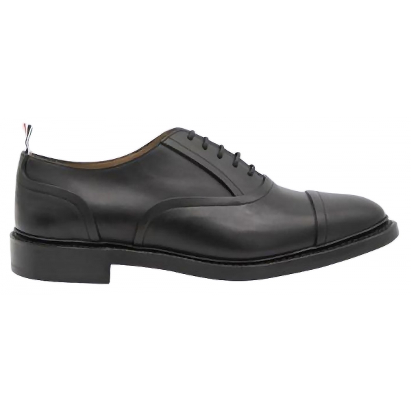 Thom Browne - Black Oxford Cap Toe Shoes - Thom Browne Exclusive Luxury Collection