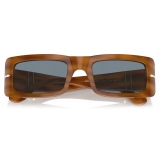 Persol - Francis - Striato Marrone / Azzurro - Occhiali da Sole - Persol Eyewear